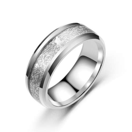 Mens Titanium Meteorite Design Wedding Band. Ring Size 6,7,8,9,10,11,12,13